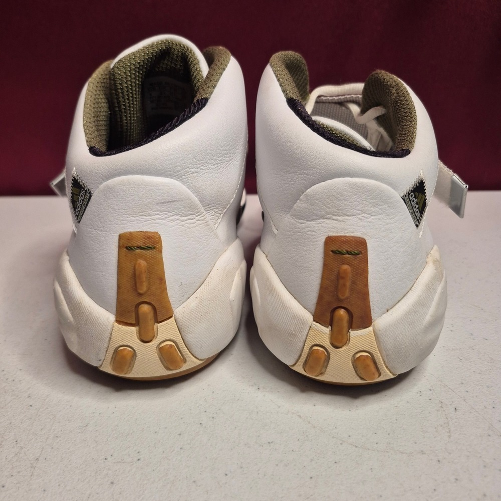 Adidas Equipment Shoes EQT B Ball Mens Size 9 White Leather Vintage 2005 - Picture 6 of 15